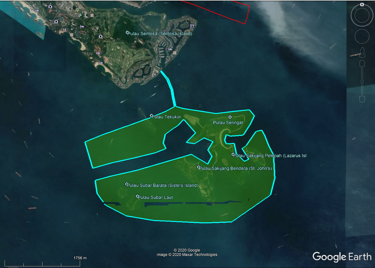 New land Singapore Bukom-Sudong